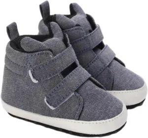Toddler Baby Boys Girls High Tops Ankle Sneakers Soft Anti Slip Sole PU Leather Infant Newborn Shoes for Girls