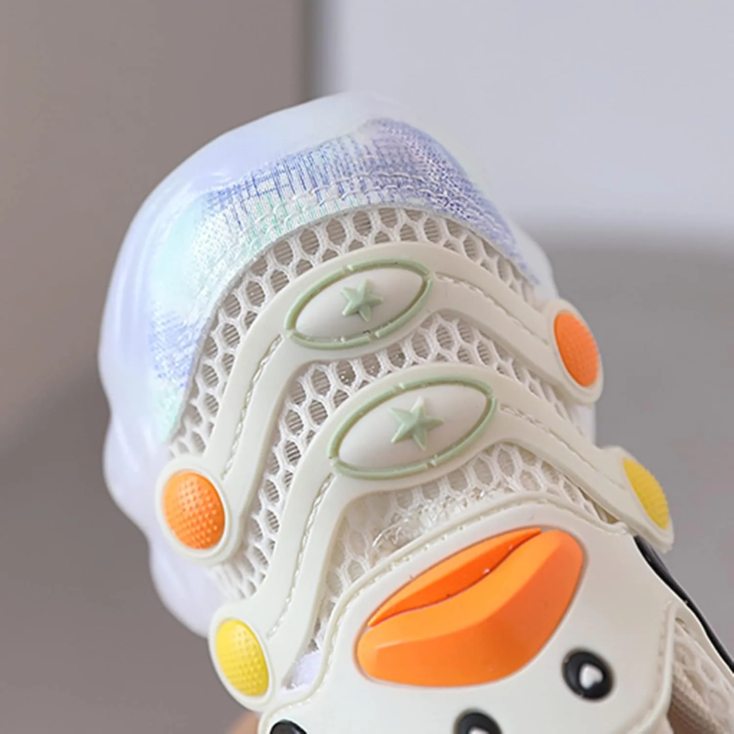 Toddler Baby Boys Girls LED Light Sneakers Walking Shoes Kids Knit Stripe Mesh Luminous Sport Running Shoes