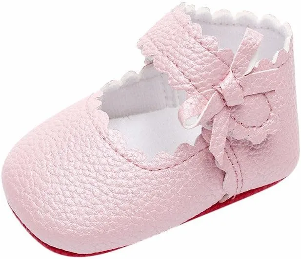 Toddler Baby Shoes Girl Boy Baby Toddler Newborn Girls Boys Soft Sole Bowknot Shoes Canvas Denim Shoes