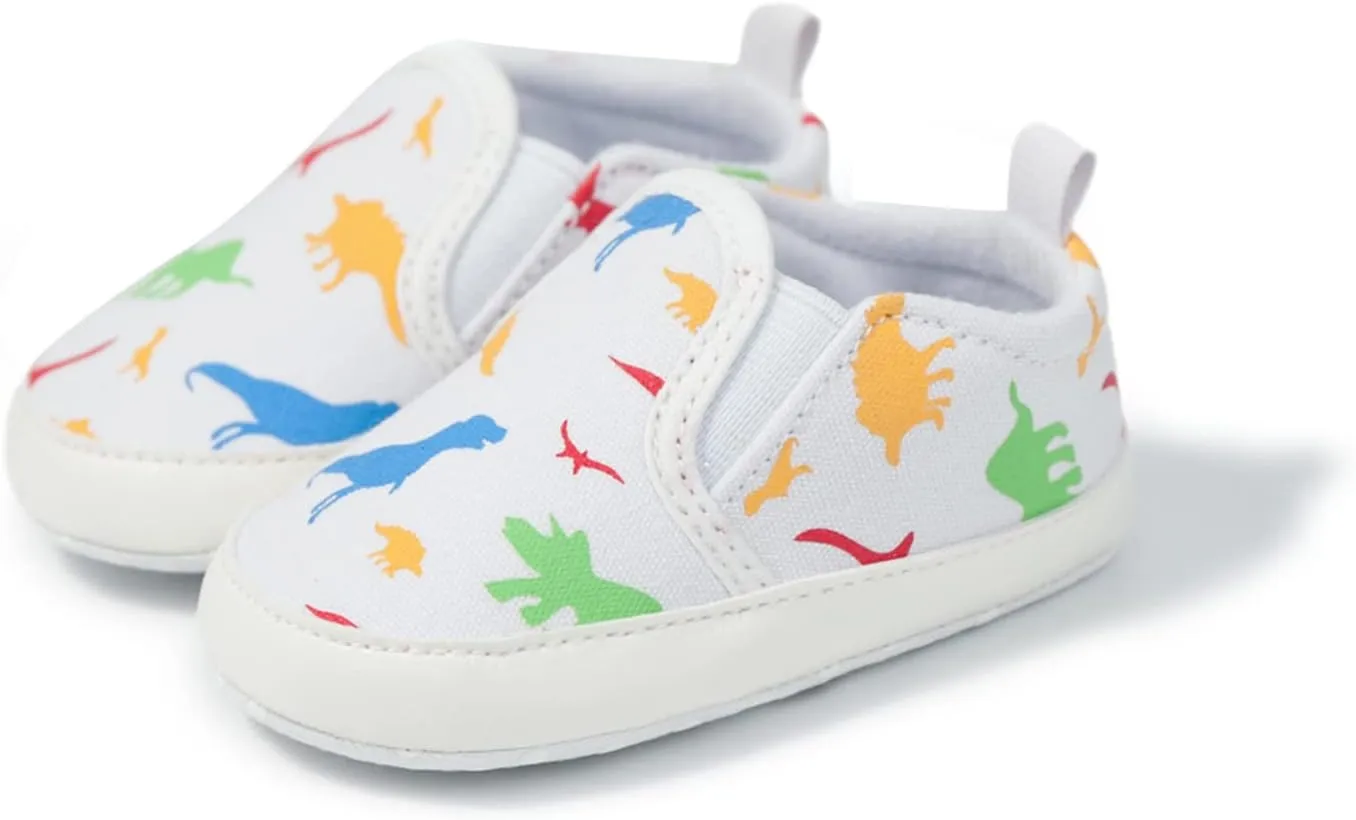 Toddler Baby Shoes Girl Boy Toddler Shoes Printed Dinosaur and Infants Kids Baby Shoes 6-24 Months