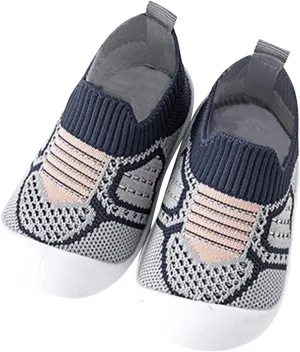 Toddler Cute Cartoon Socks Shoes Boys Girls Walking Shoes Breathable Soft Antislip Wearproof Shoes Baby Sock Shoes
