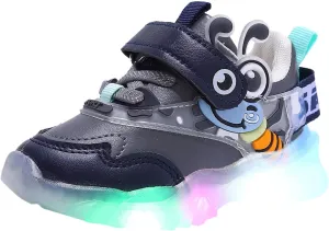 Toddler Cute Shoes Light Up Shoes for Girls Toddler Led Walking Shoes Girls Kids Children Baby Flat Bottom Sneakers