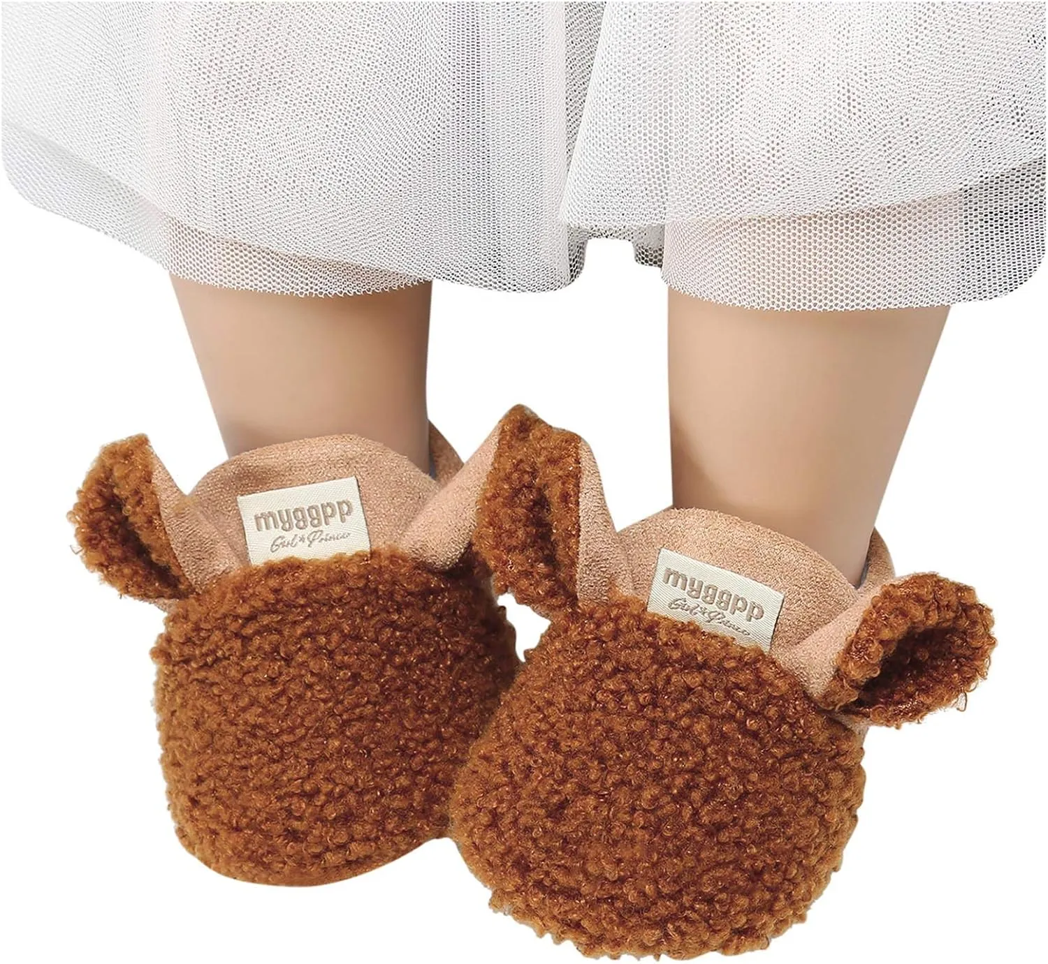 Toddler Cute Slippers Baby Warm Winter Cute Cartoon Animal Shape Shoes 0 to 18 Months Children Soft Sole Slippers