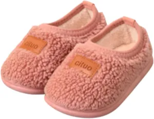 Toddler Girl Cute Shoes Childrens Girl Cotton Shoes Solid Color Fashion Soft Sole Winter Soft Bottom Walking Shoes