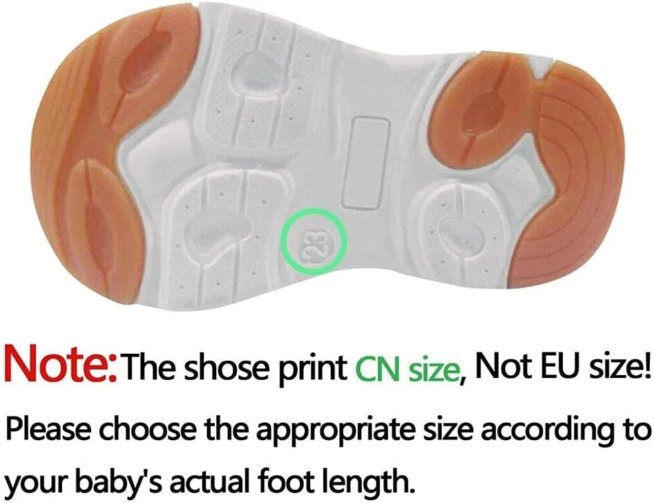 Toddler Hook and Loop Sneakers Infant Toddler Shoes Breathable Slip On Socks Shoes Soft Sole Non Slip Wear (Blue, 14)