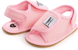 Toddler Shoes Baby Girls Boys Mesh Shoes Sandals Soft Non-Slip Rubber Sole Flat Closed Toe Walking Shoes
