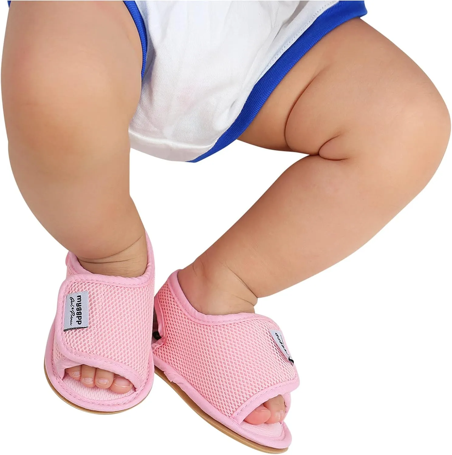 Toddler Shoes Baby Girls Boys Mesh Shoes Sandals Soft Non-Slip Rubber Sole Flat Closed Toe Walking Shoes