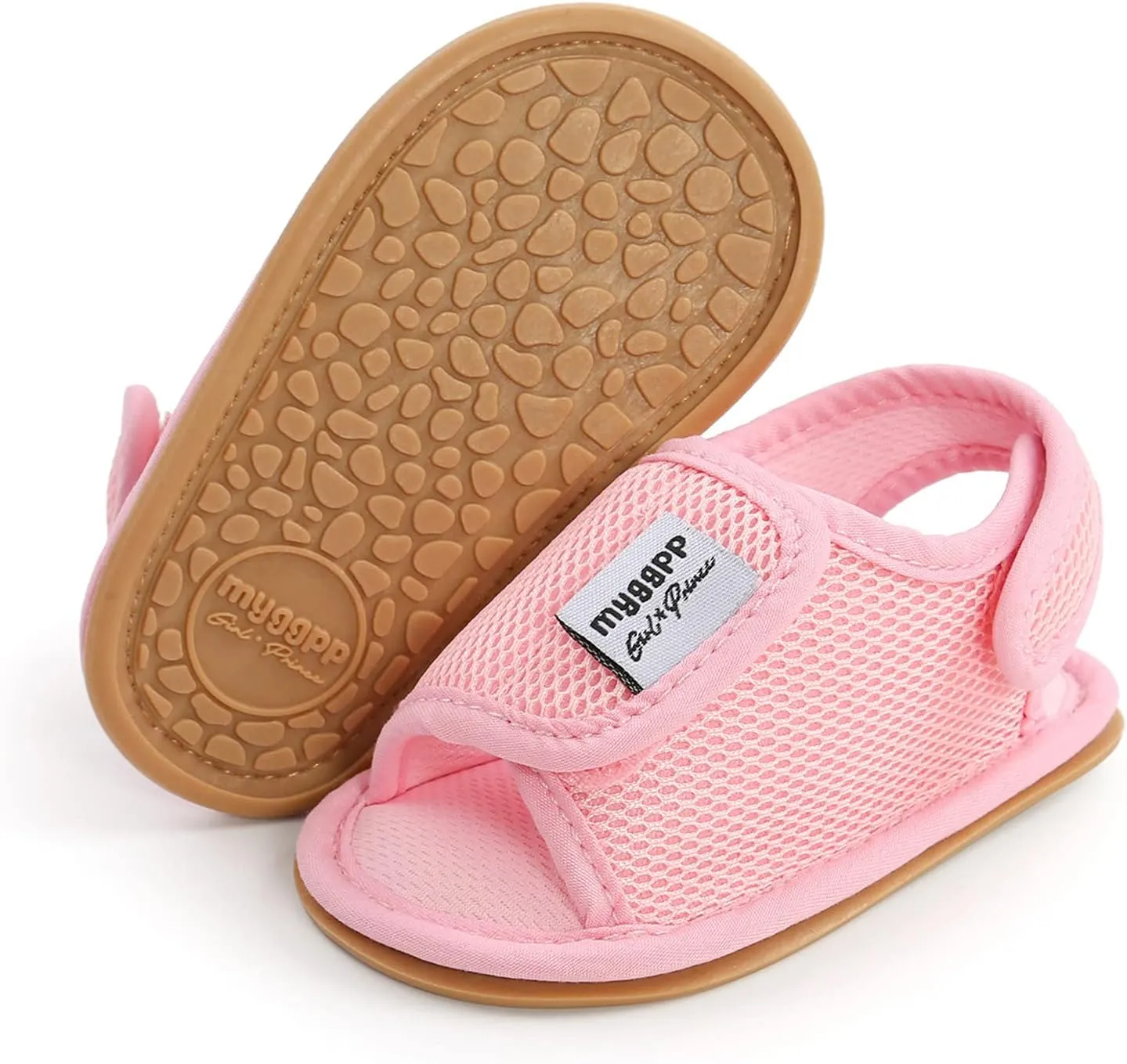 Toddler Shoes Baby Girls Boys Mesh Shoes Sandals Soft Non-Slip Rubber Sole Flat Closed Toe Walking Shoes