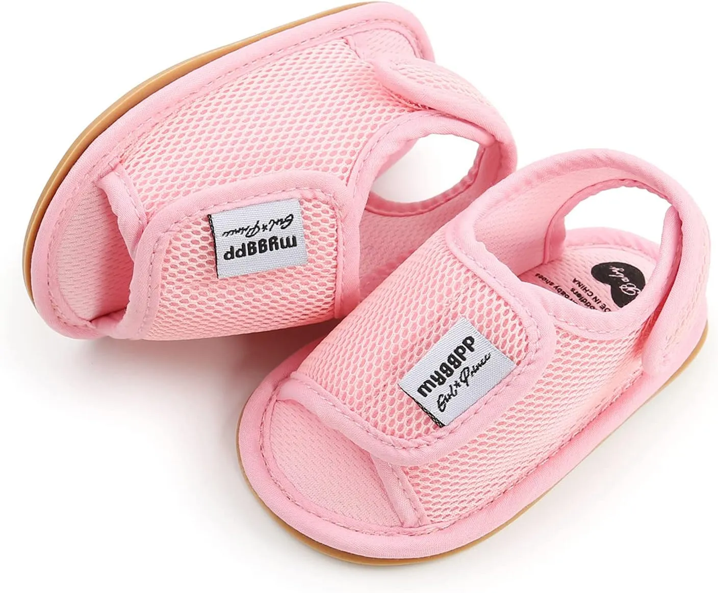 Toddler Shoes Baby Girls Boys Mesh Shoes Sandals Soft Non-Slip Rubber Sole Flat Closed Toe Walking Shoes