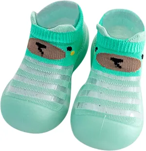 Toddler Sock Shoes,Infant Boys Girls Animal Prints Cartoon Socks Shoes Mesh The Floor Socks Non Slip Prewalker Shoes