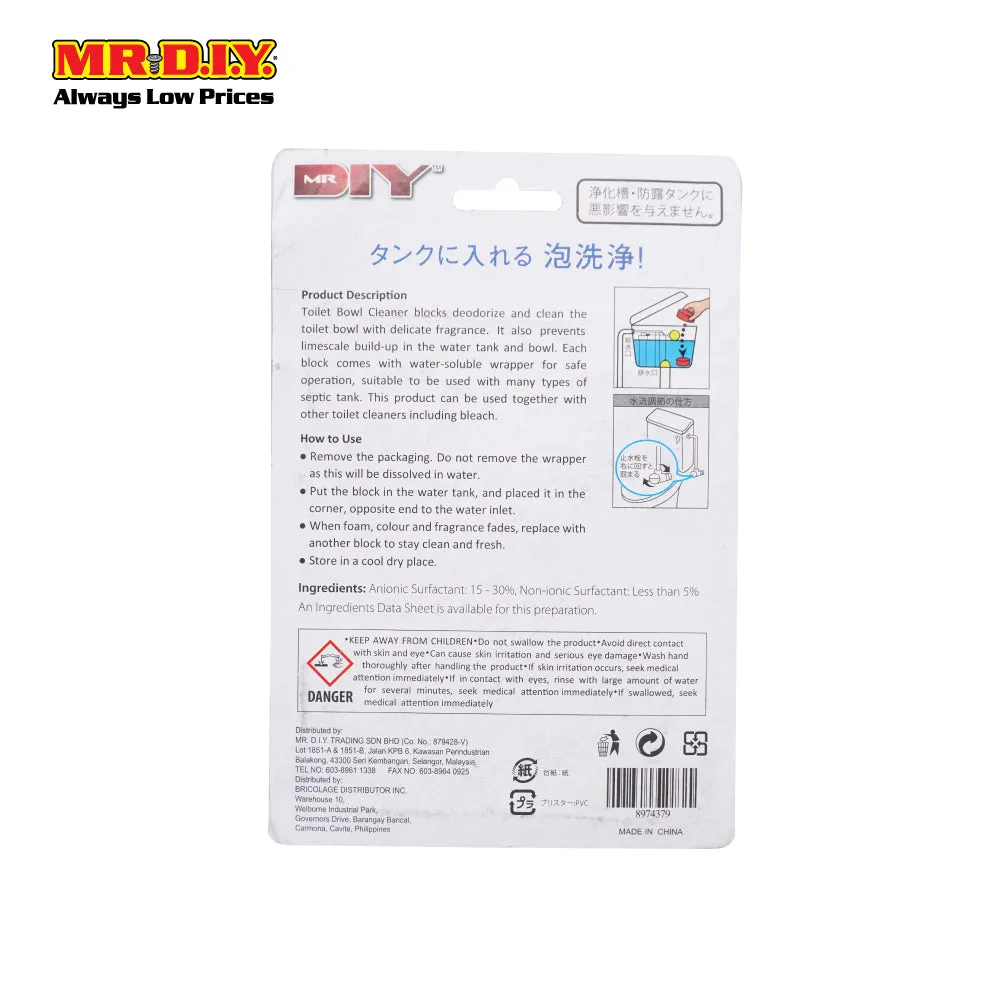 Toilet Bowl Cleaner Blue Tablet 50Gx5 pieces