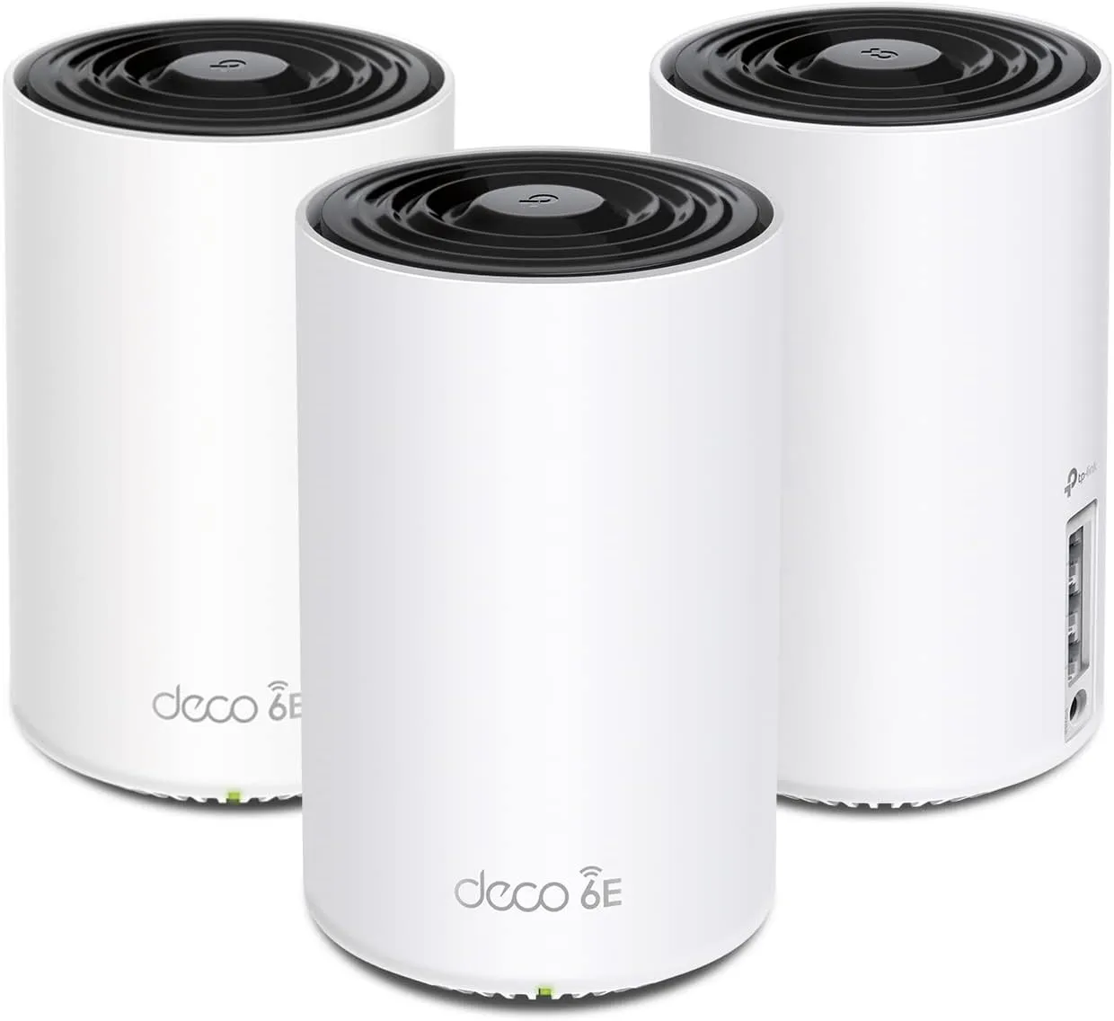TP-Link Deco AXE5400 Tri-Band WiFi 6E Mesh System(Deco XE75) - Covers up to 7200 Sq.Ft, Replaces WiFi Router and Extender, AI-Driven Mesh, New 6GHz Band, 3-Pack (Renewed)