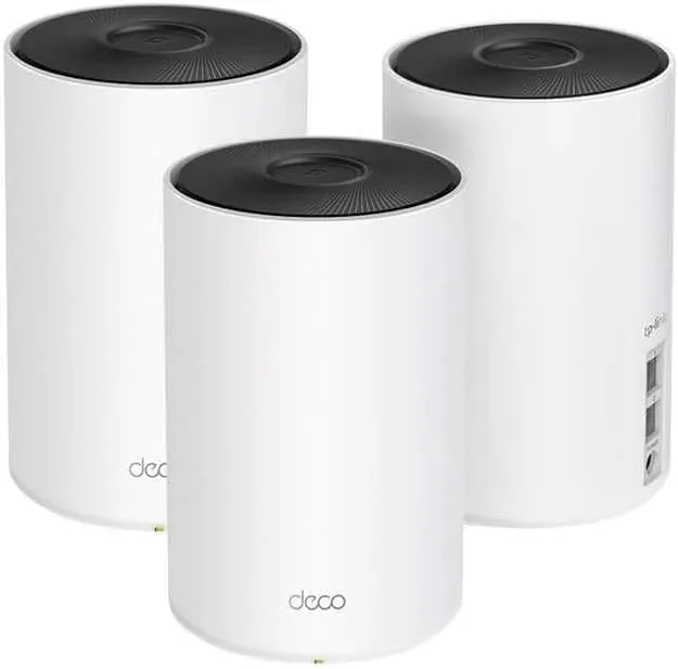 TP-Link Deco Wi-Fi 6 Tri-Band Whole-Home Mesh Wi-Fi System, 3-Pack AX3600 (Renewed)