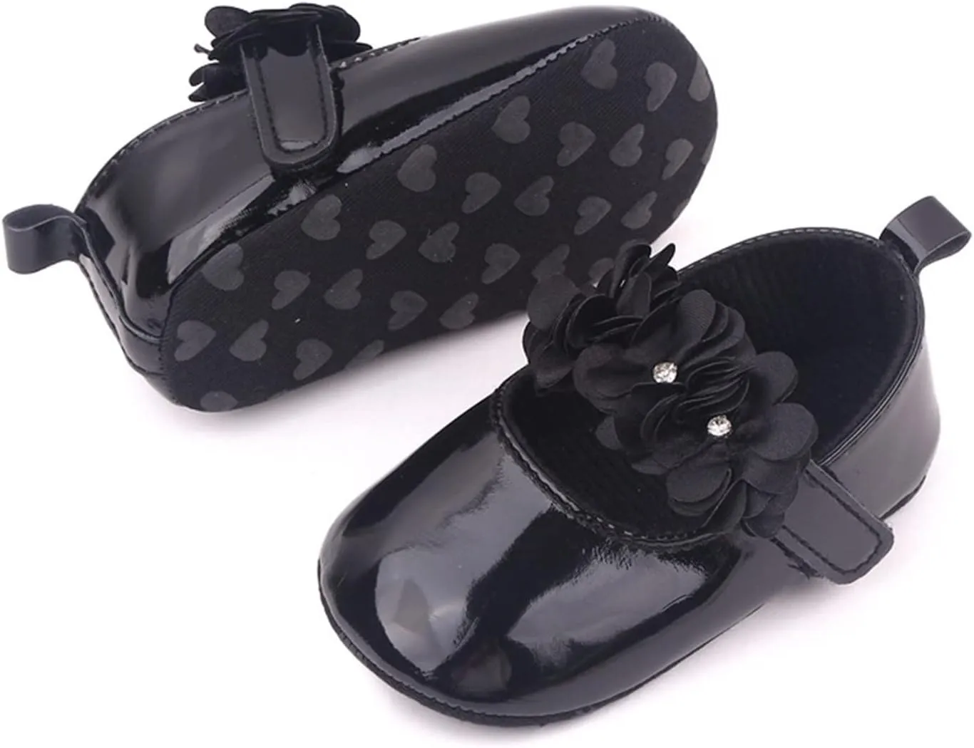 Trendy Infant Girls Baby Newborn Sneakers Cute Flower Design Walking Sandals Flat Bottom Shoes