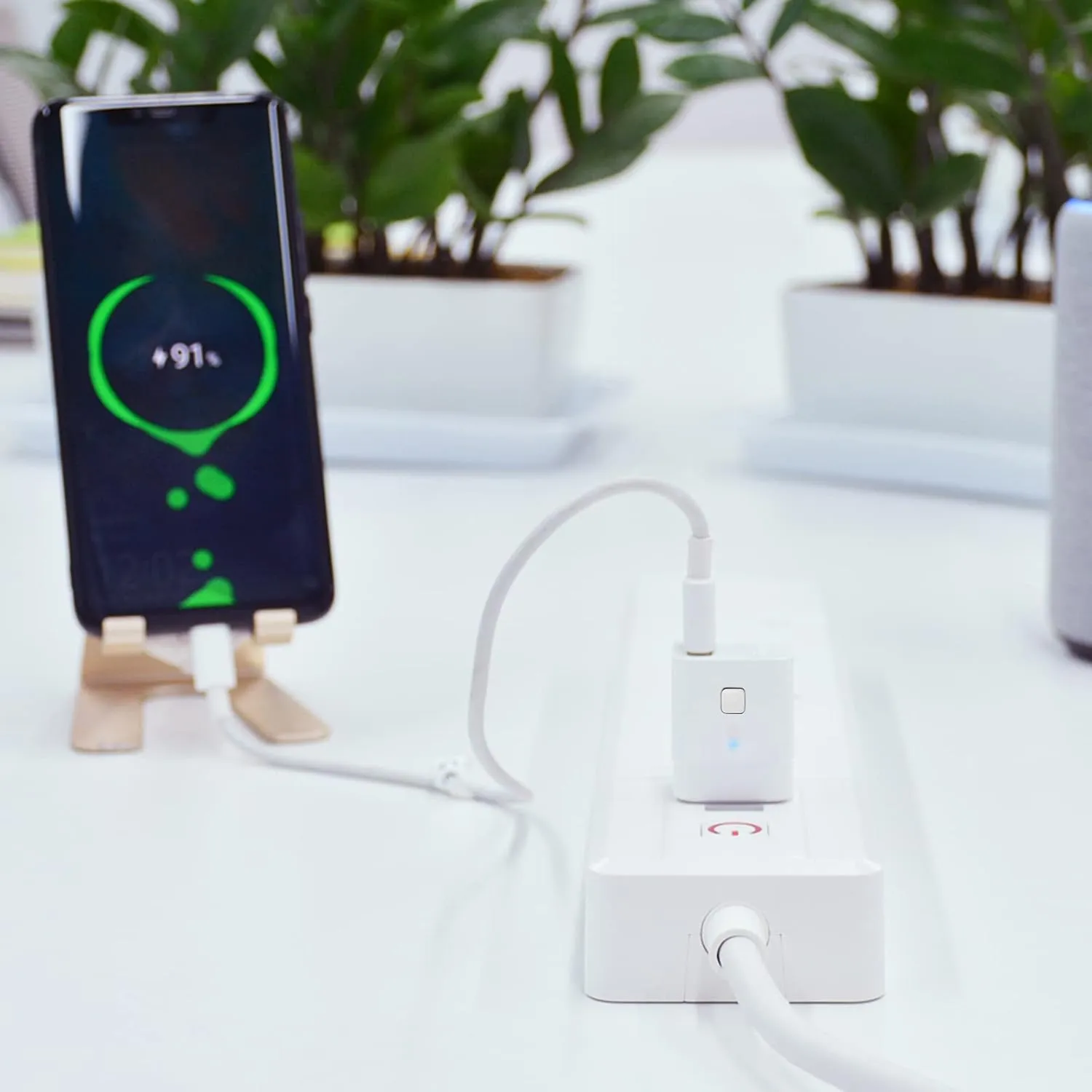 Tuya Micro DC 5V Smart WiFi Adaptor - Wireless USB Adaptor, APP Remote Control, Compatible with Alexa and Google Home for Voice Control