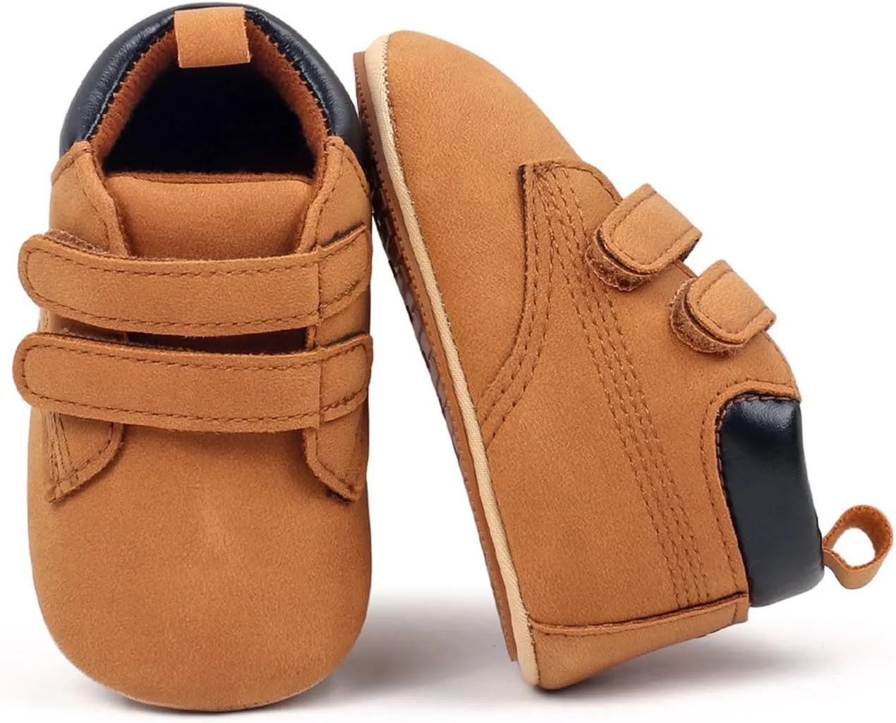 Unisex Baby Girls Boys High-top Shoes, Newborn Infant Anti-Slip Soft Sole First Walking Kids Motion Plus Sneaker