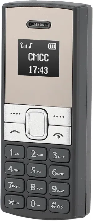 Unlocked Smallest Mobile Phone - BM150 Tiny Mini Mobile, GSM Small Mobil Cell Phone,Bluetooth Dual SIM Card Slot, Unlocked Tiny Mobile Phone (Black)