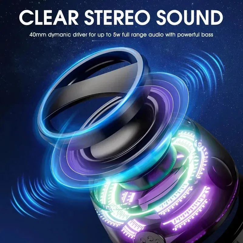 VIKEFON Portable Bluetooth Speaker G200 RGB Lighting.