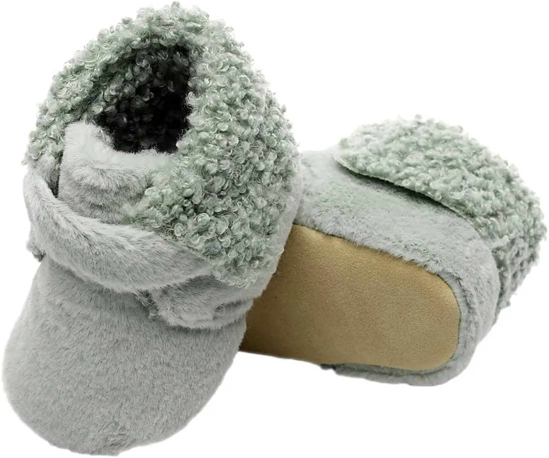 Walking Shoes Soft Girls Boys First Infant Warm Plush Cotton Boots Baby Snow Shoes Baby Shoes Soft Sole Sneakers