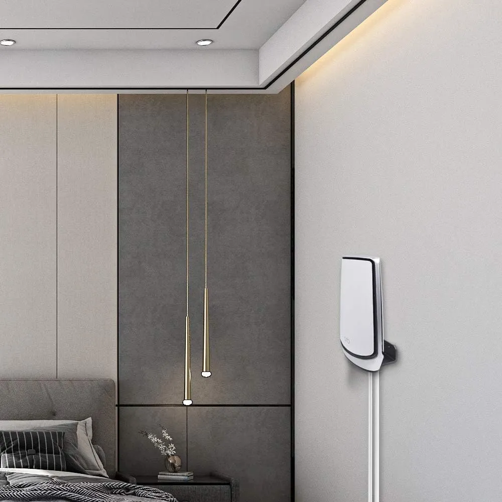 Wall Mount Bracket for NETGEAR Orbi Tri-Band Mesh WiFi 6 System RBS850,RBK852,RBK853,RBS750,RBS751,RBK752,RBK753,AX4200,AX5700,AX6000,Router Wall Mount for NETGEAR Orbi WiFi 6 Router-2PACK