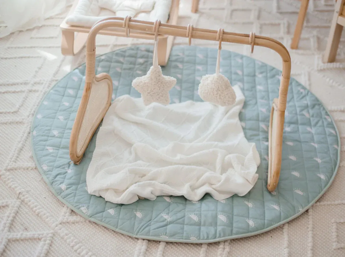 Waterproof Padded Playmat - Sage Sunshine