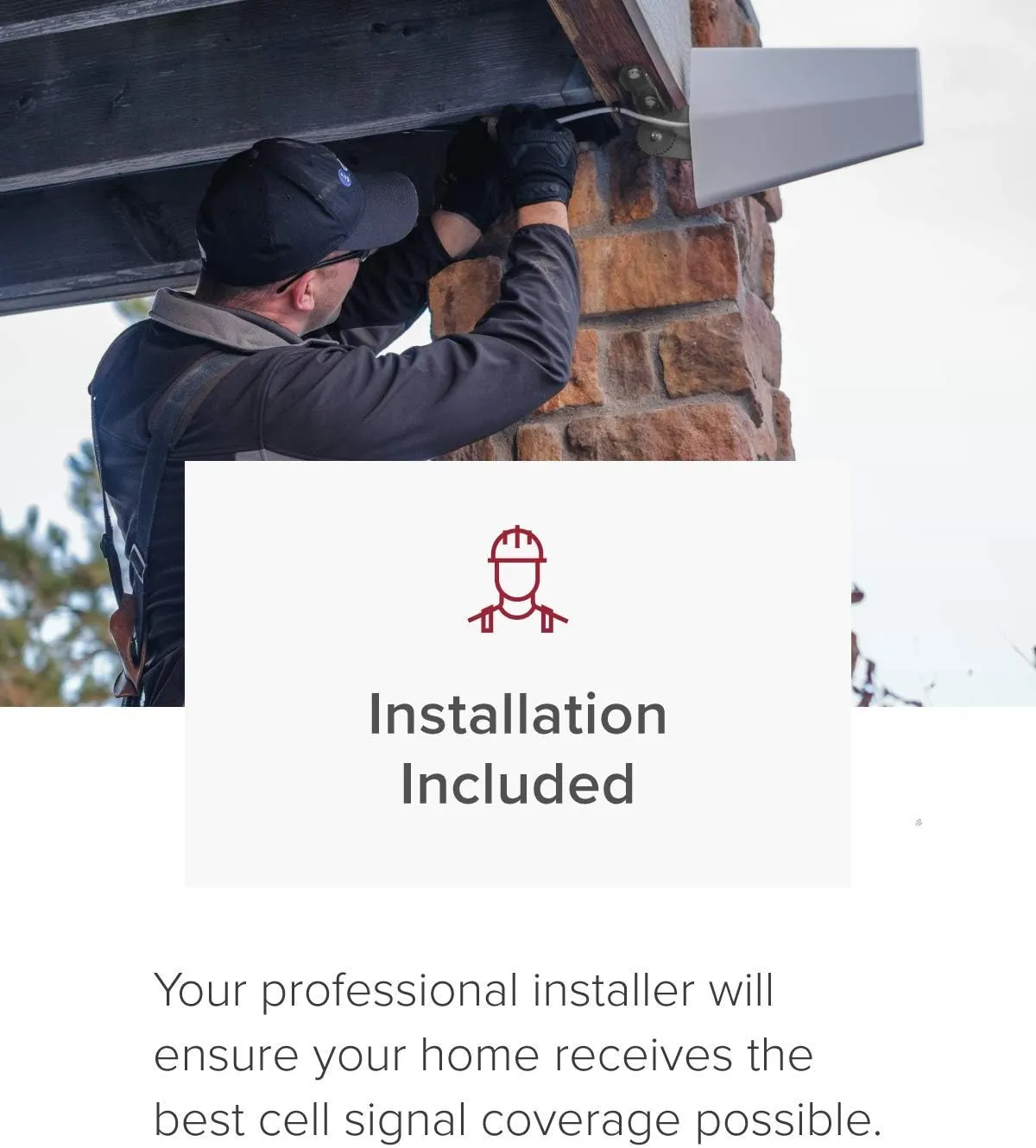 weBoost Installed Home Complete - Cell Phone Signal Booster Kit | Boosts 4G LTE & 5G for Entire Home | All U.S. Carriers - Verizon, AT&T, T-Mobile & more | Made in the U.S. | FCC Approved (mod. 47444)