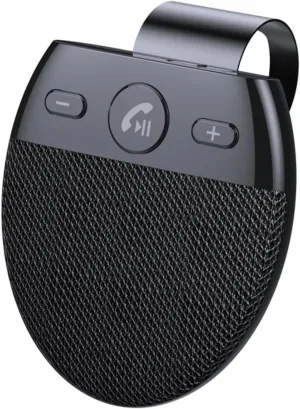 Wireless Vehicle Car BT 5.0 Speakers Handsfree Car Kit Hands-Free Bluetooth Speakerphone Music Player with Mic