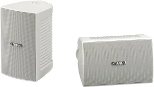 YAMAHA NS-AW194WH High-Performance All-Weather Speakers, White