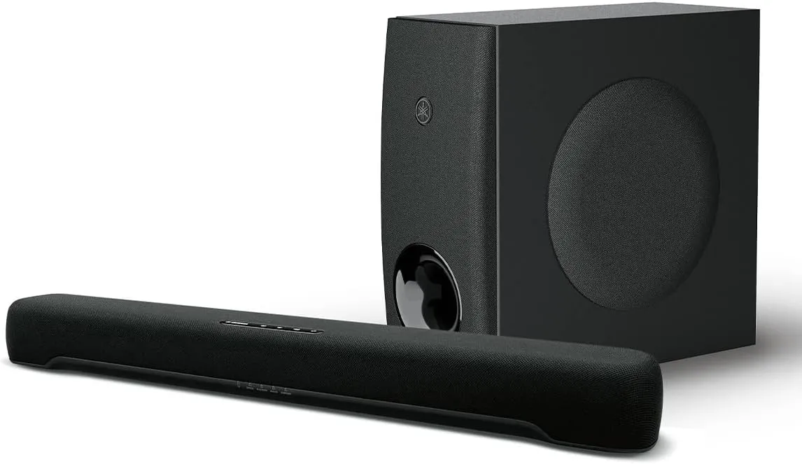 Yamaha SR-C30A 2.1 Channel Compact Sound Bar System with Wireless 50W Subwoofer (Factory Certified Refurbished)